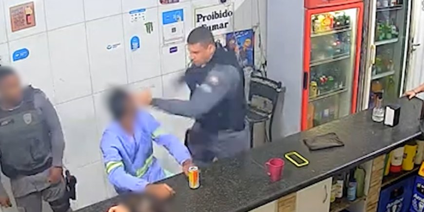 PM é investigado após video circular na web onde agride homem que bateu na mãe acamada