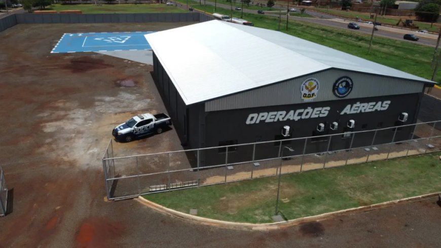 Novo hangar do DOF reforça vigilância aérea na fronteira