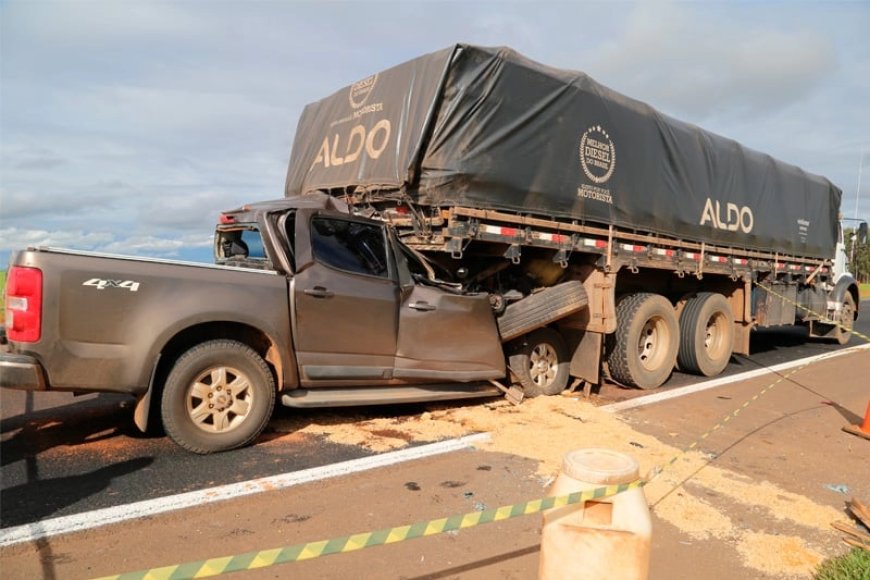 Chapadão do Sul: Acidente grave tira vida de motorista de camionete  na rodovia MS-306