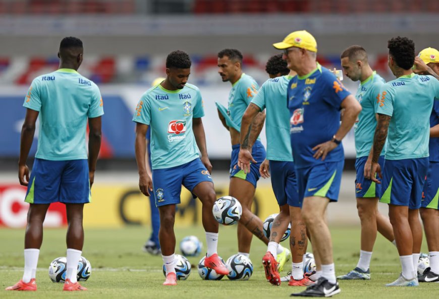 Seleção Brasileira de Dorival Júnior deve ter mudanças para enfrentar o Uruguai nas eliminatórias