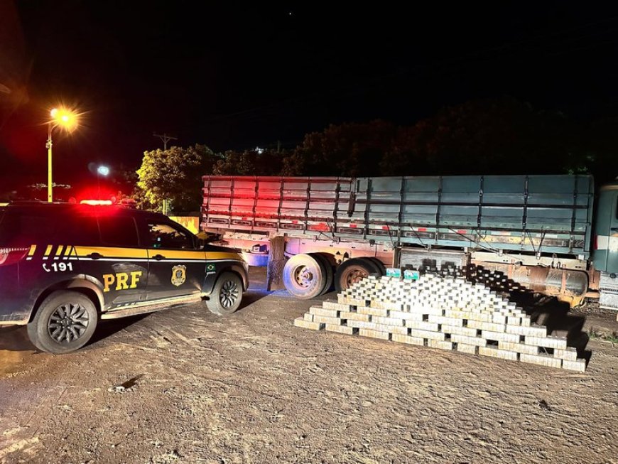 PRF apreende 457 Kg de cocaína em Chapadão do Sul