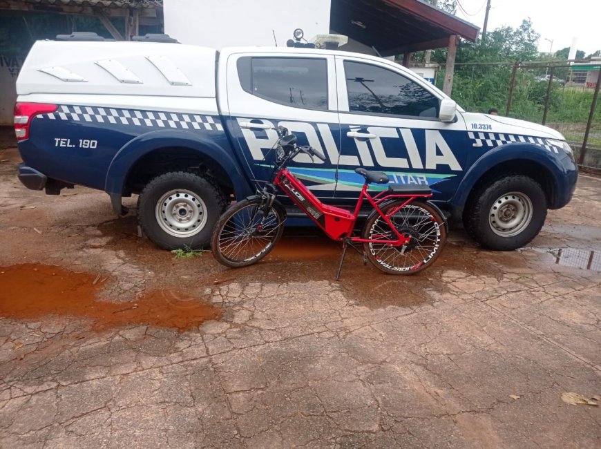 Bicicleta Elétrica é recuperada pela Polícia Militar