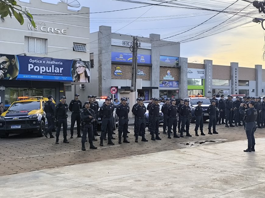 Polícia Militar de Nova Andradina lança campanha "Boas Festas" para reforçar segurança no Vale do Ivinhema