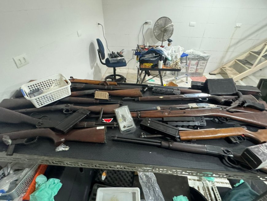 CAC é preso com 152 armas escondidas em bunker no bairro de Santo Amaro em São Paulo