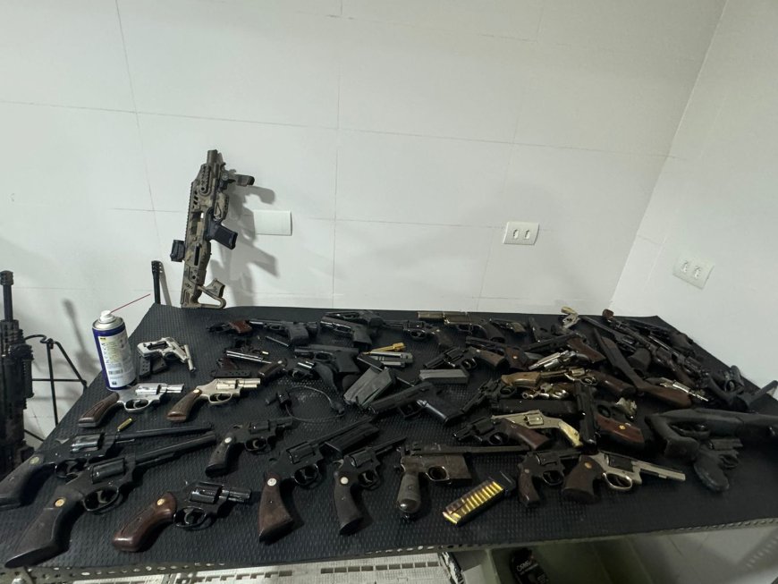 CAC é preso com 152 armas escondidas em bunker no bairro de Santo Amaro em São Paulo