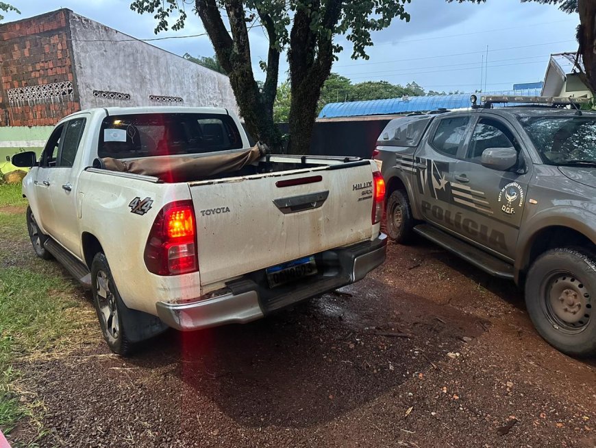 DOF recupera caminhonete furtada em Campo Grande