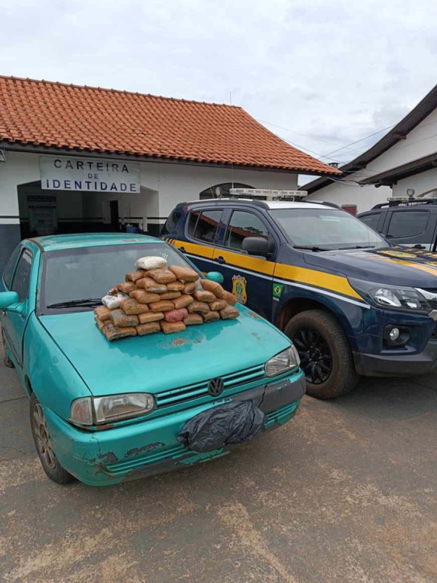 PRF apreende 24 Kg de skunk em Caarapó: Drogas estavam escondidas nos pneus de veículo