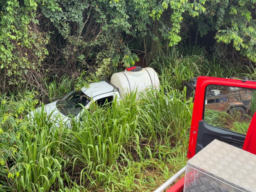 Motorista de Gol Morre Carbonizado Após Colidir com Carreta na MS-276