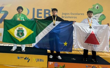 Jovem de Nova Andradina Brilha no Karatê e Conquista Bronze nos Jogos Escolares Brasileiros