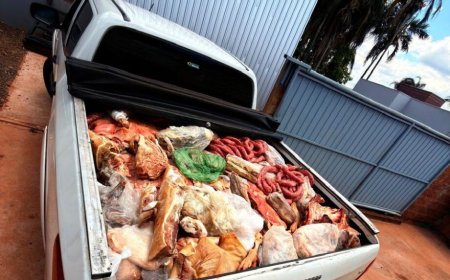 Operação Policial Apreende Mais de 900 kg de Carne Imprópria para Consumo em Jaraguari