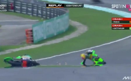 Piloto da Moto3 luta pela vida após colisão no Circuito de Sepang