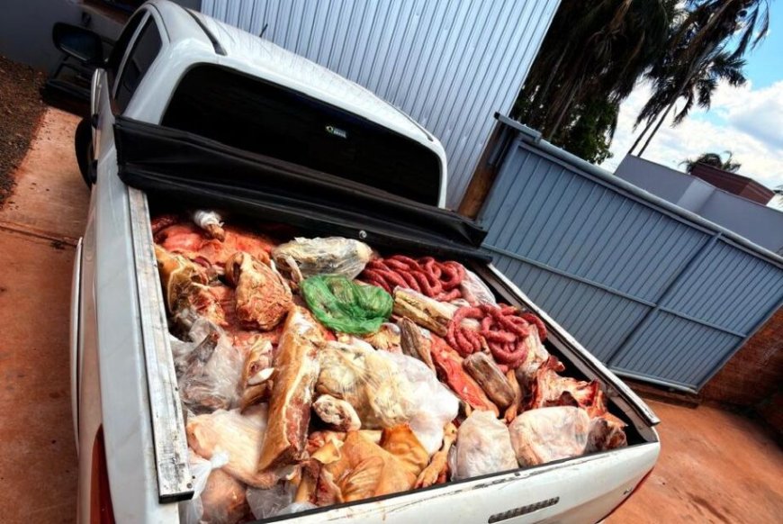 Operação Policial Apreende Mais de 900 kg de Carne Imprópria para Consumo em Jaraguari