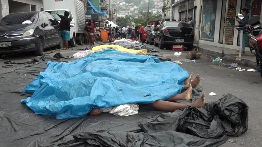 Governo do Rio de Janeiro anuncia 121 mortos após megaoperação