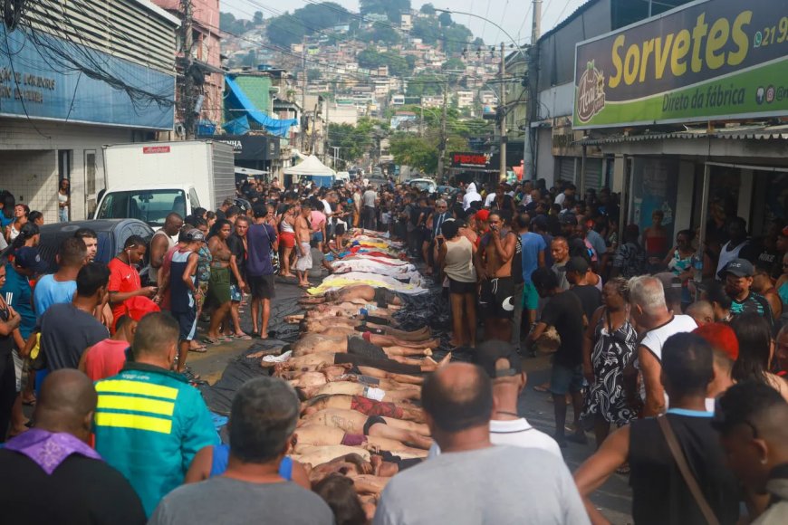 Governo do Rio de Janeiro anuncia 121 mortos após megaoperação