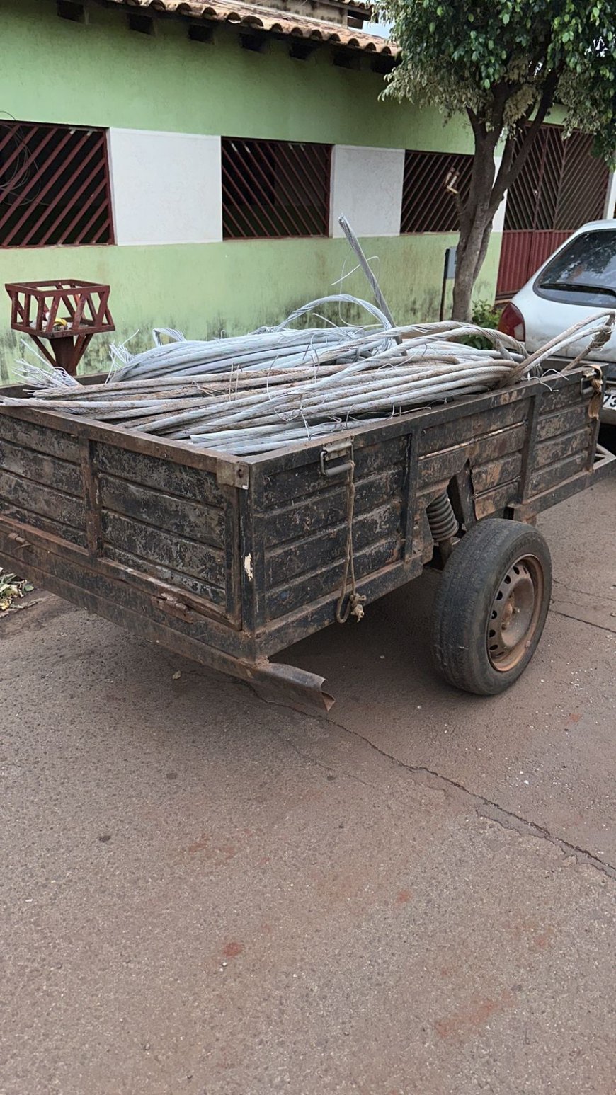 Operação policial combate furto de cabos de alta tensão