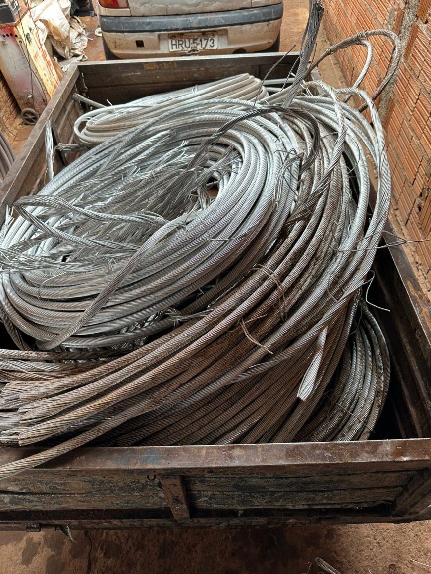 Operação policial combate furto de cabos de alta tensão