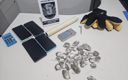 Polícia Militar Desarticula Grupo de Tráfico e Apreende Drogas em Rio Verde de Mato Grosso