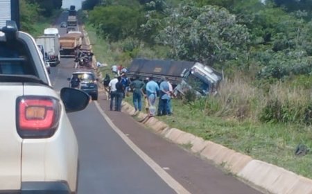 Tragédia na BR-376: colisão fatal entre Ivinhema e Amandina faz uma vítima