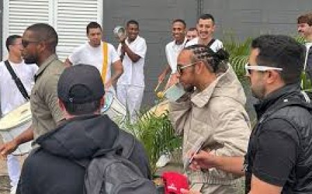 Foco total: Hamilton chega a São Paulo sem se distrair