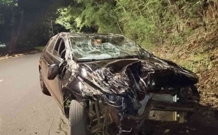 Motorista escapa ileso após acidente no Jardim dos Estados