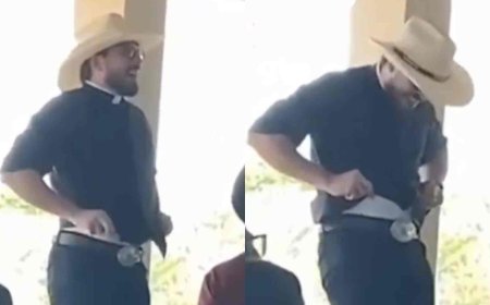 Padre leiloa cueca por R$ 3 mil e causa polêmica em festa religiosa