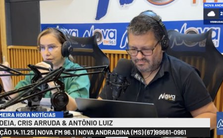Ao Vivo: Primeira Hora Notícias com Aldeia, Cris e Antônio Luiz