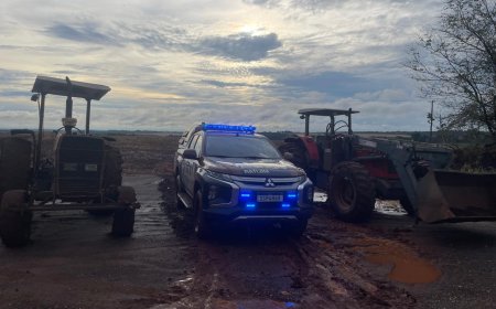 Batalhão Rural recupera tratores furtados em Jaraguari