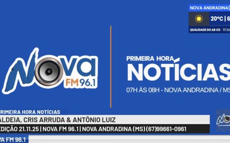 Ao Vivo Primeira Hora Notícias Edição 21.11.25
