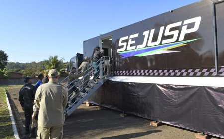 Carreta da Saúde da Sejusp volta a Ponta Porã com atendimentos gratuitos para policiais