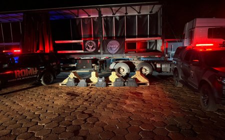 FICCO/MS Apreende Caminhão com Fundo Falso e Grande Carga de Cocaína em Rota Estratégica