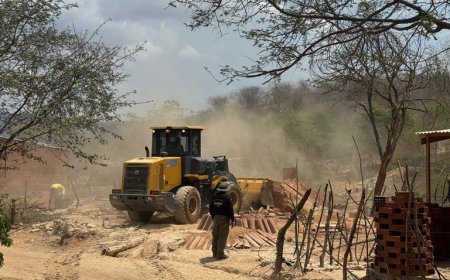 PF realiza operação contra garimpo ilegal na Serra da Quixaba (BA)