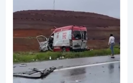 Acidente Grave Envolve Ambulância do SAMU e Carreta