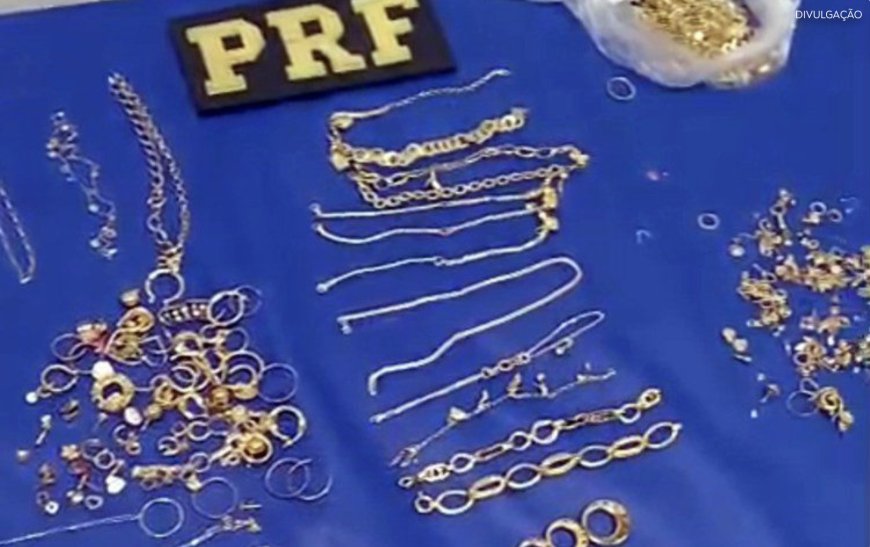 PRF e Polícia Civil do RJ recuperam joias furtadas e prendem quadrilha