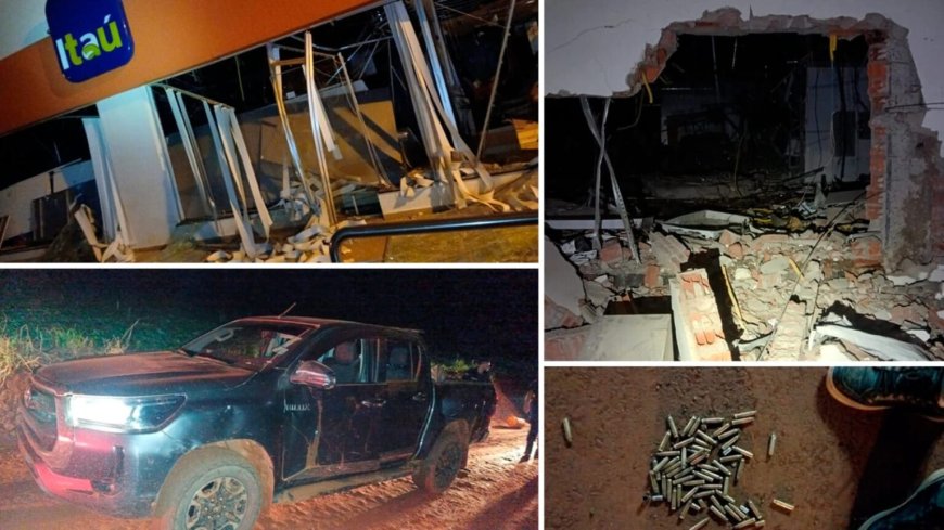 Trio suspeito de assalto a banco na fronteira é preso