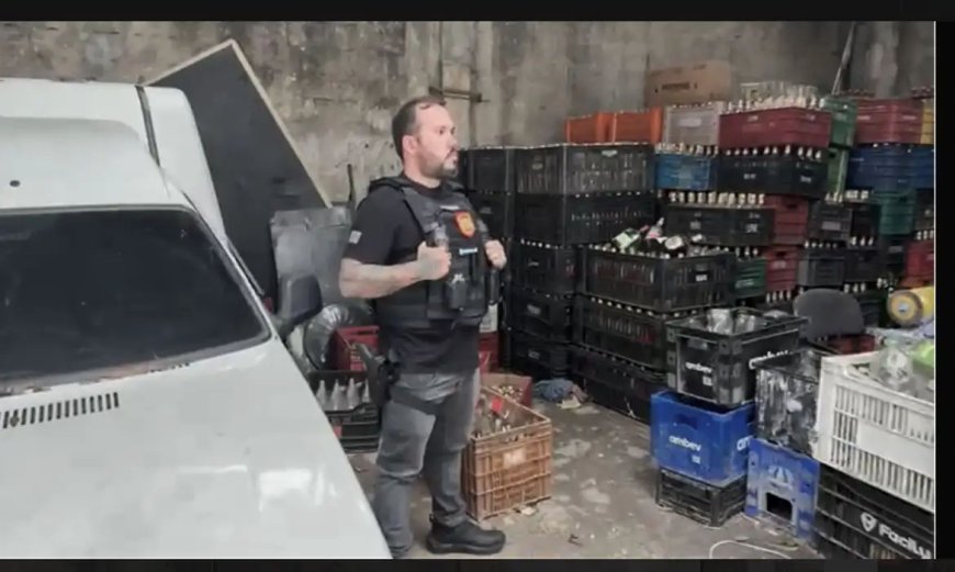 Polícia Civil combate esquema de falsificação de bebidas
