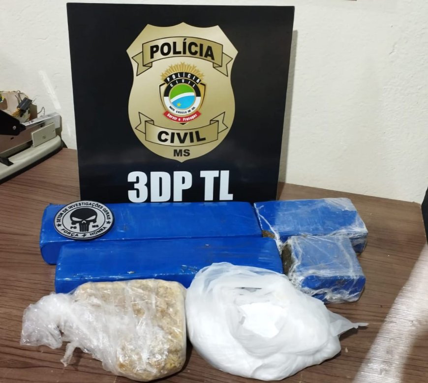 Três Lagoas: quadrilha é flagrada embalando drogas para venda