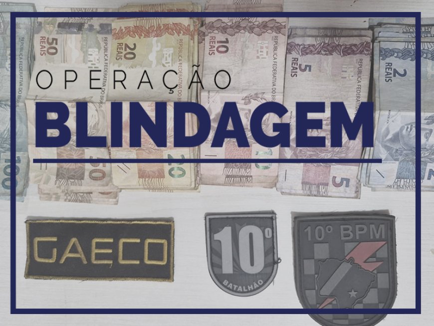 Operação Blindagem: Gaeco/MPMS apreende dinheiro e armas de facção interestadual