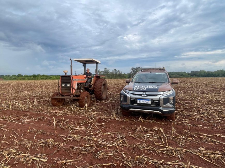 Batalhão Rural recupera tratores furtados em Jaraguari