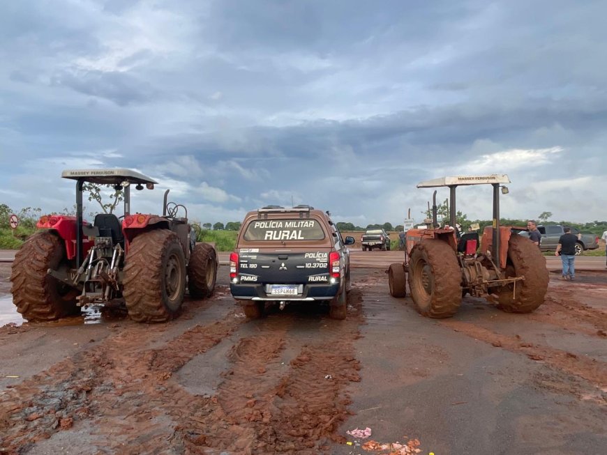 Batalhão Rural recupera tratores furtados em Jaraguari