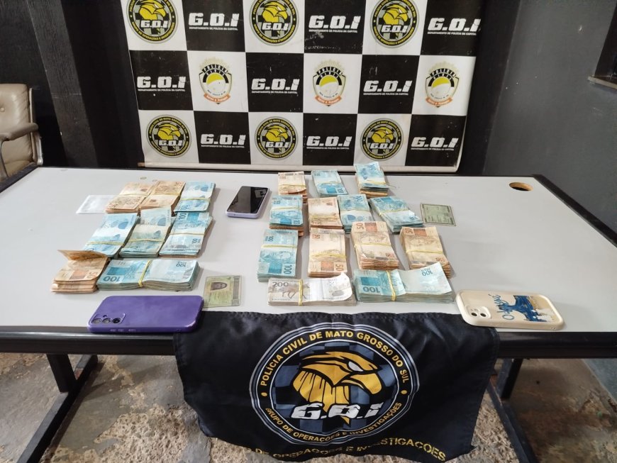 R$ 154 mil desaparecem e familiares são presos em Campo Grande