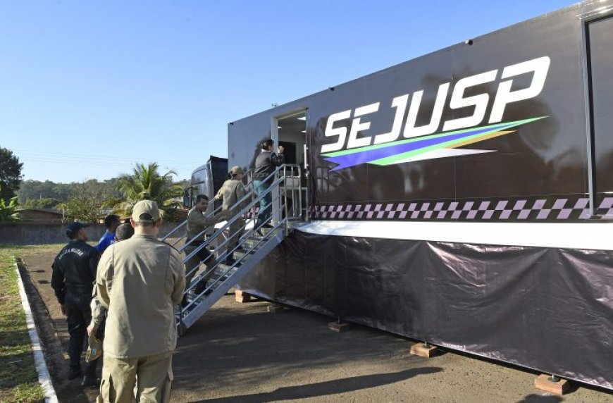 Carreta da Saúde da Sejusp volta a Ponta Porã com atendimentos gratuitos para policiais