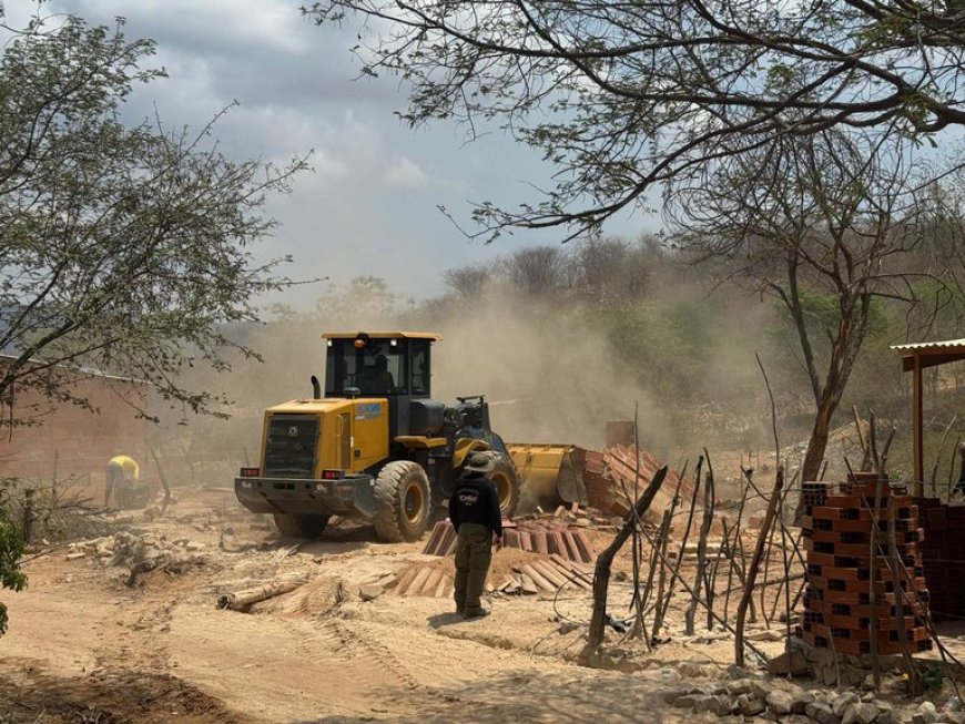 PF realiza operação contra garimpo ilegal na Serra da Quixaba (BA)