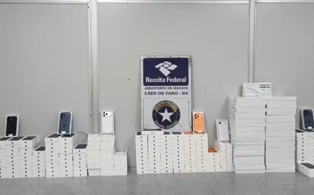 Remédio proibido e iPhones são apreendidos no Aeroporto de Manaus