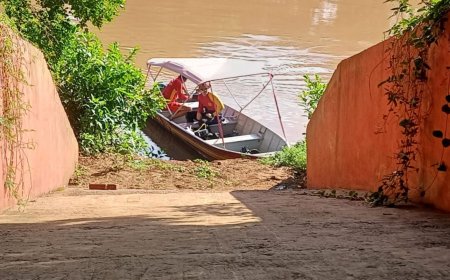 Homem desaparecido é encontrado no fundo do Rio Aquidauana
