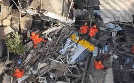 RJ: Casarão desaba no Catete e mobiliza equipes de resgate