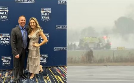 Vídeo mostra queda de avião que matou piloto da Nascar e família