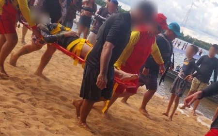 Acidente com jetsky Deixa Três Feridos na Ilha do Jurerê, em Rosana