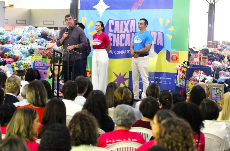 "Caixa Encantada" supera expectativas com 126 mil brinquedos arrecadados