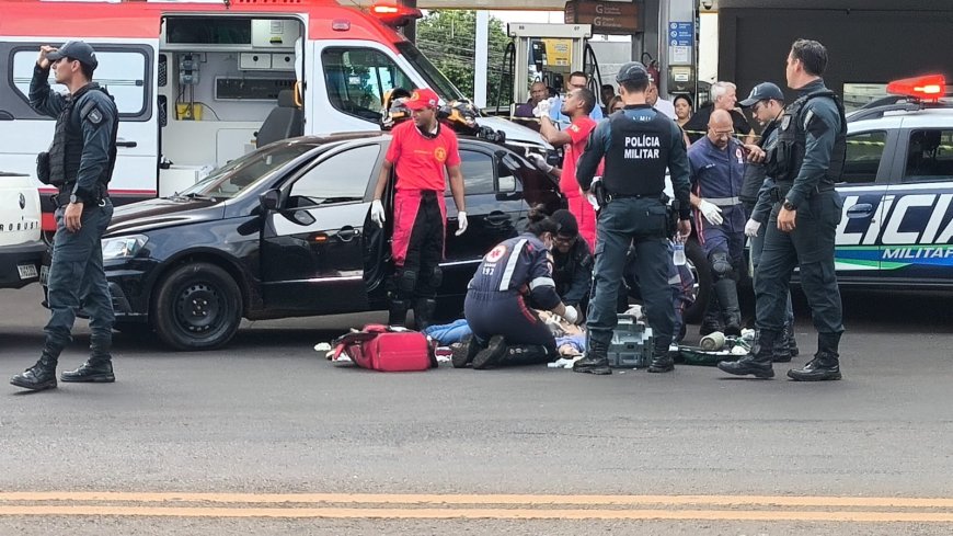 Motorista sofre mal súbito e causa acidente em Campo Grande