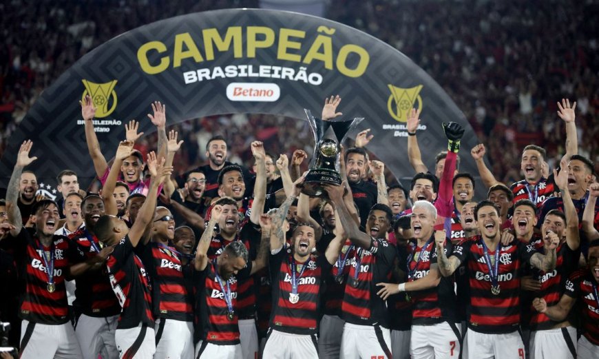 Flamengo celebra ano mágico com título do Brasileirão
